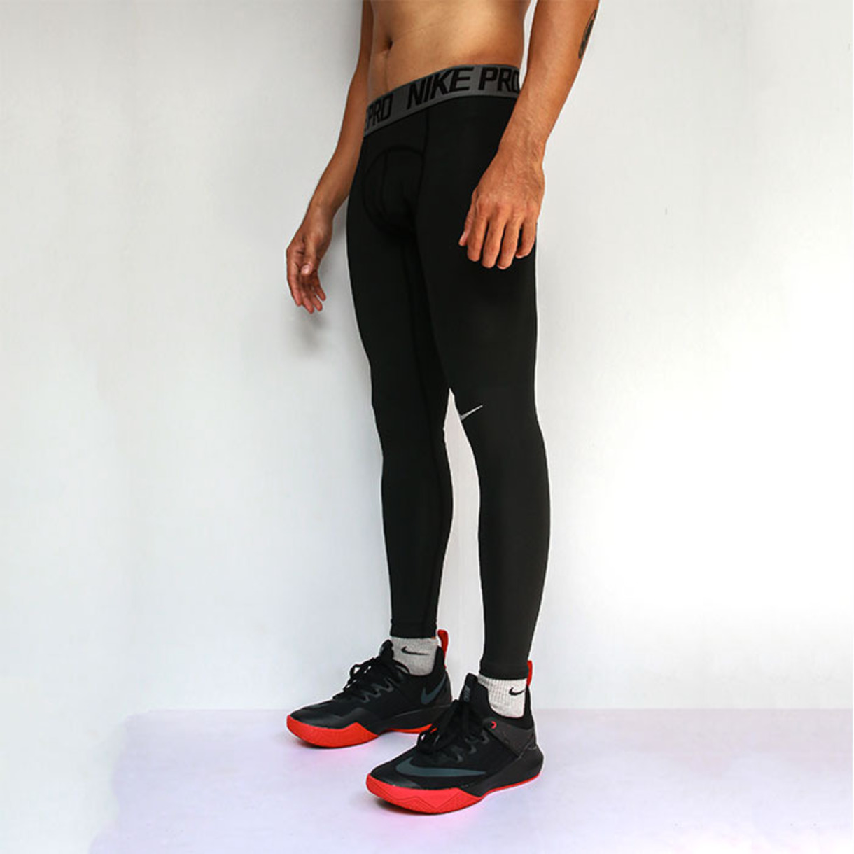 nike pro long tights girl